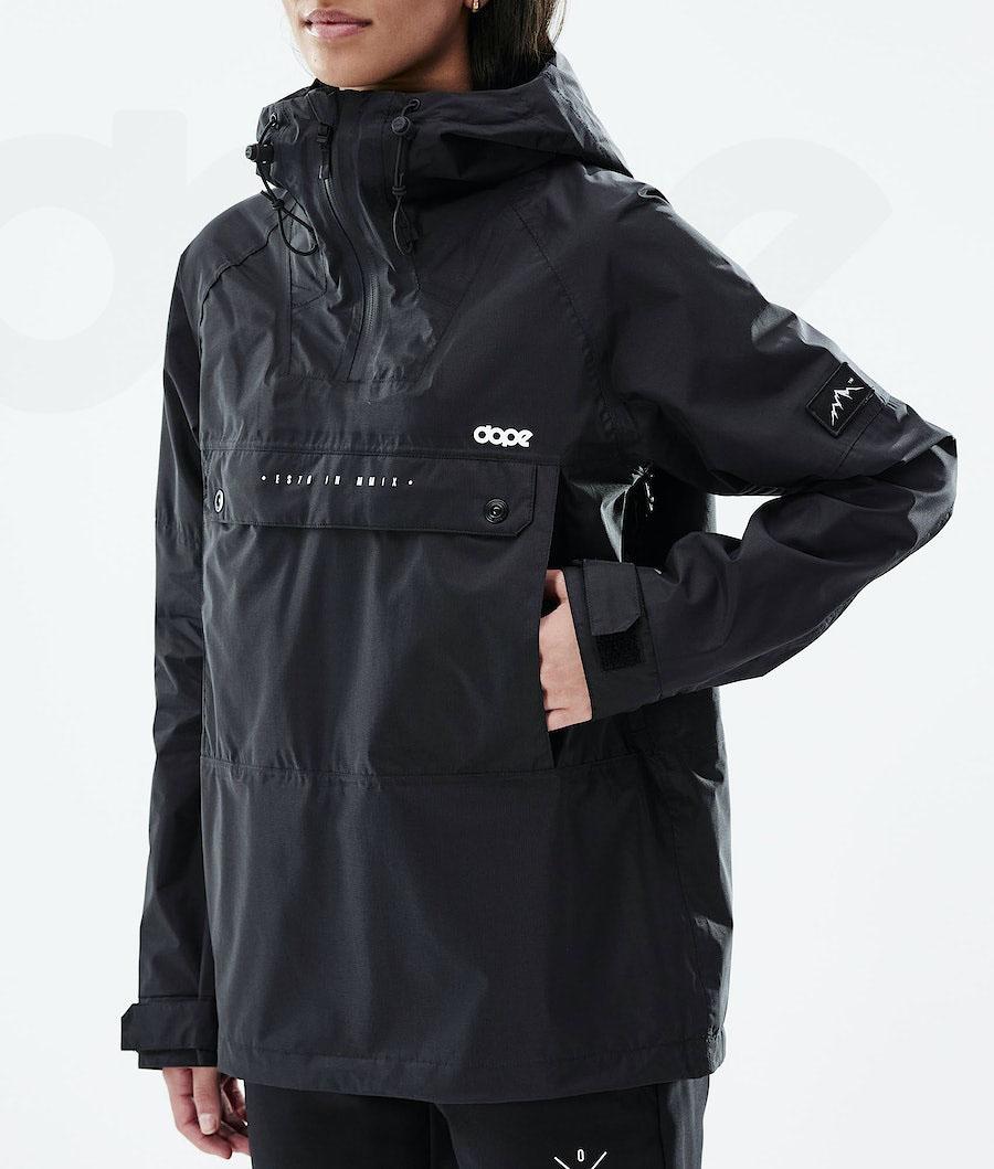 Black Women's Dope Hiker Light W Outdoor Jackets | NZ_D1498
