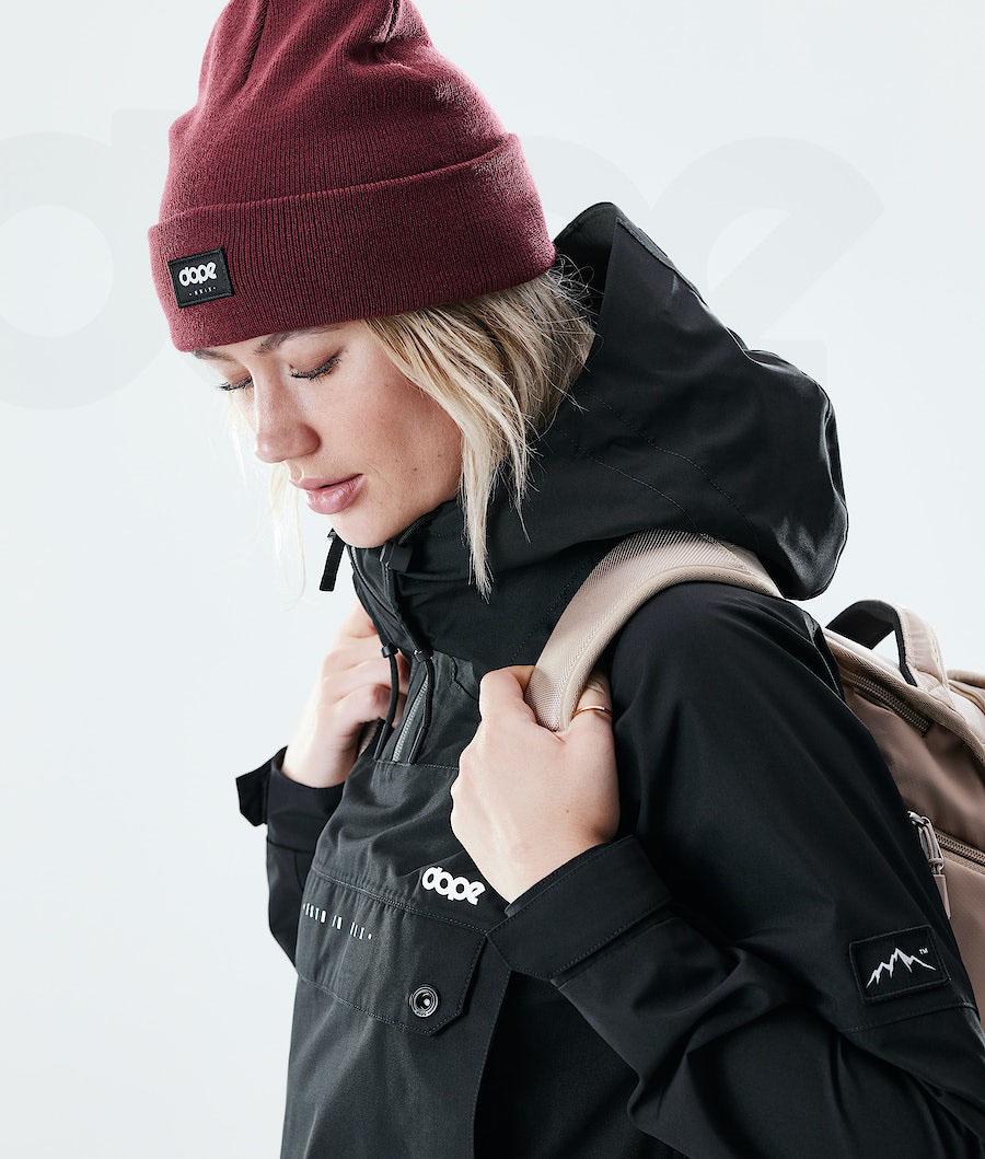 Black Women's Dope Hiker W Outdoor Jackets | NZ_D1338