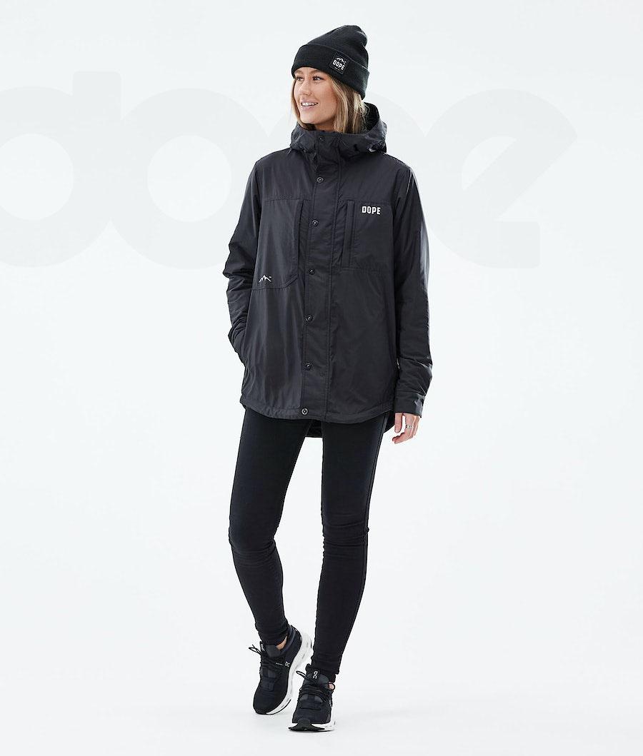 Black Women's Dope Insulated W Outdoor Jackets | NZ_D2089