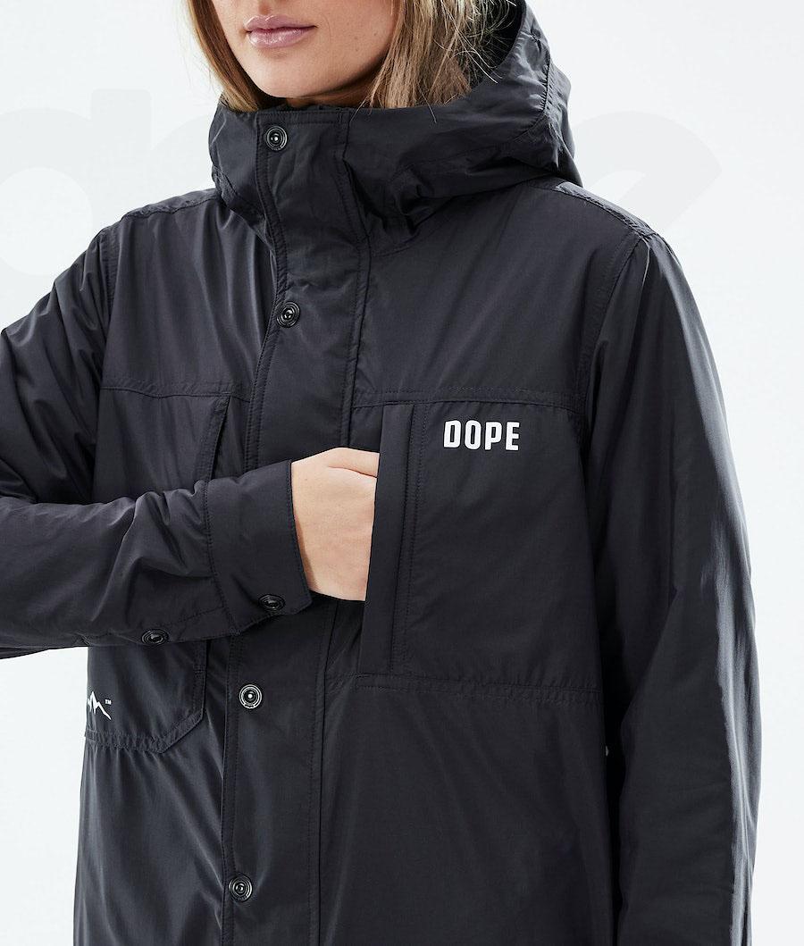 Black Women's Dope Insulated W Outdoor Jackets | NZ_D2089