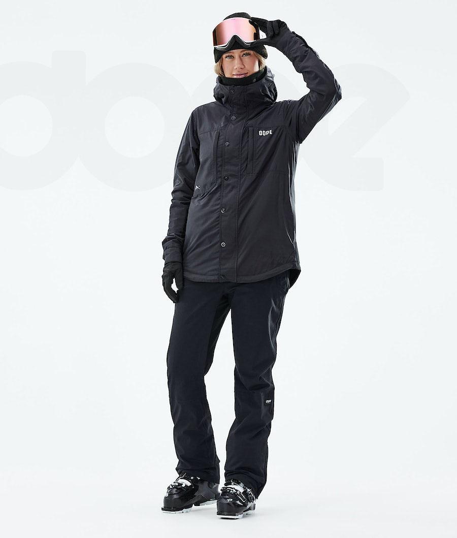 Black Women's Dope Insulated W Ski Jackets | NZ_D2493