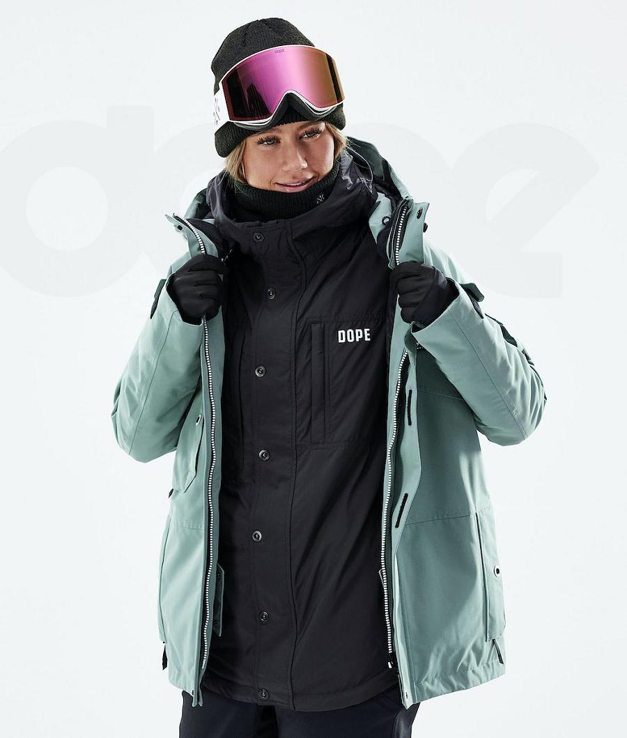 Black Women's Dope Insulated W Snowboard Jackets | NZ_D1098