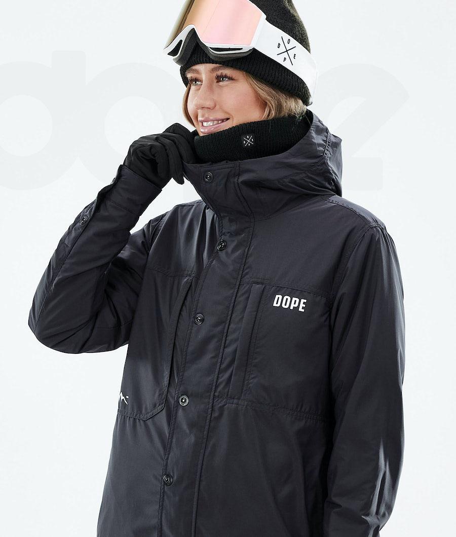 Black Women's Dope Insulated W Snowboard Jackets | NZ_D1098