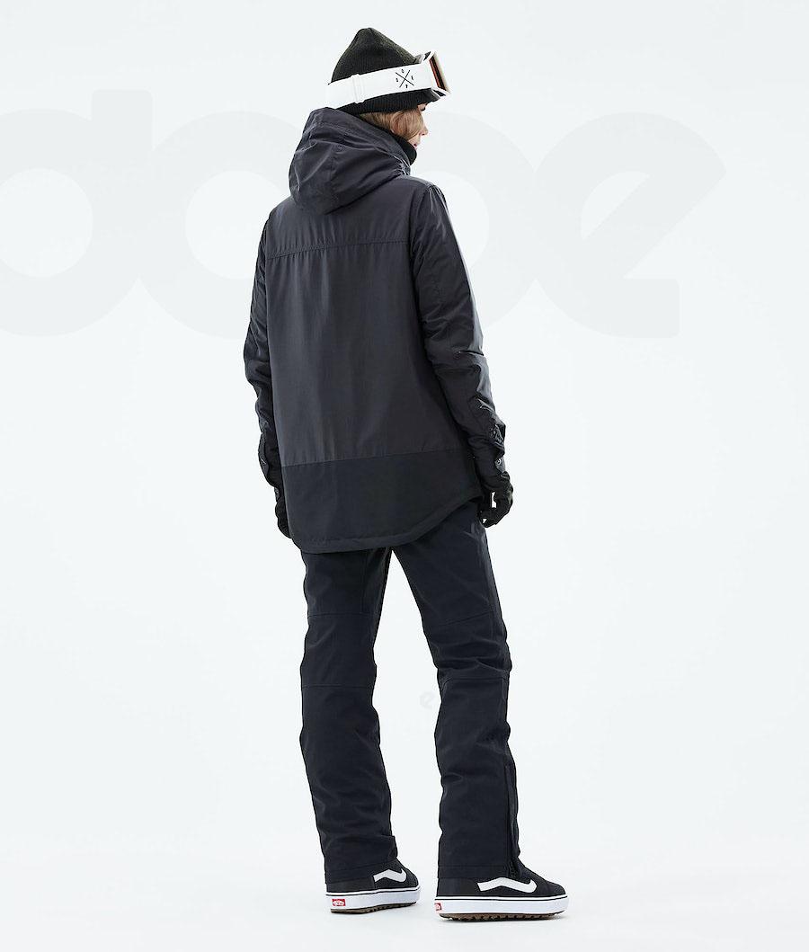 Black Women's Dope Insulated W Snowboard Jackets | NZ_D1098