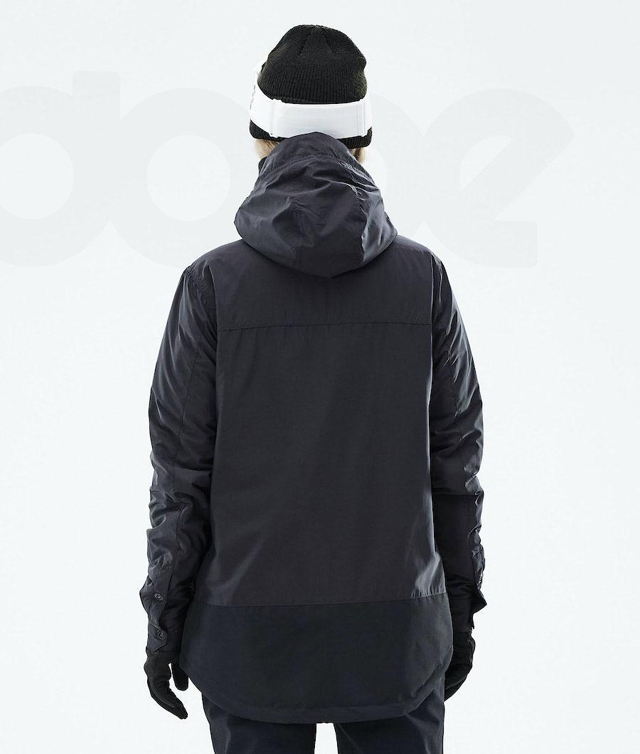 Black Women's Dope Insulated W Snowboard Jackets | NZ_D1098