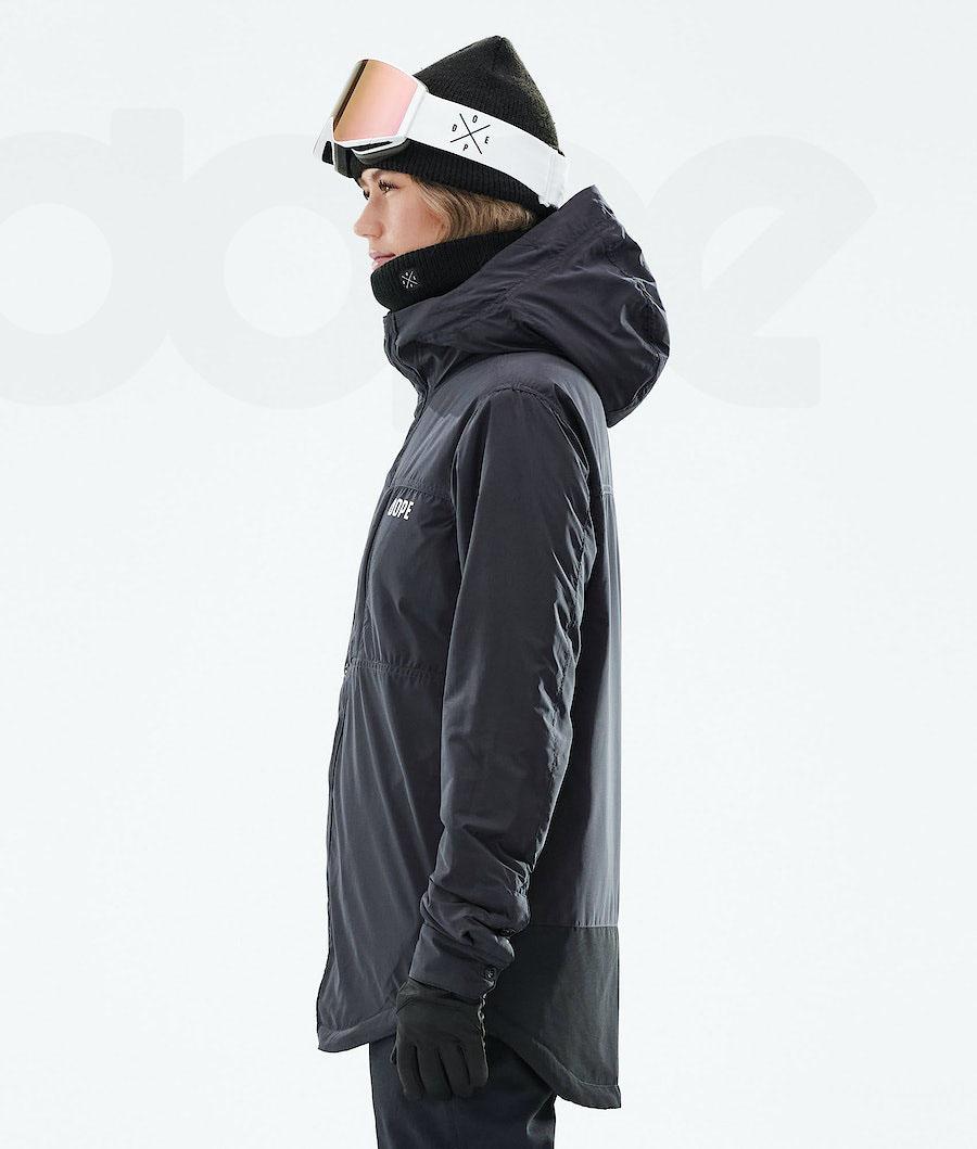 Black Women's Dope Insulated W Snowboard Jackets | NZ_D1098