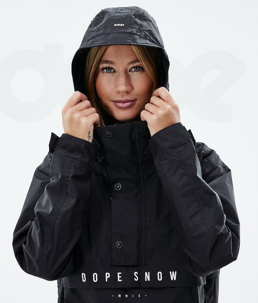 Black Women's Dope Legacy Light W Outdoor Jackets | NZ_D1066