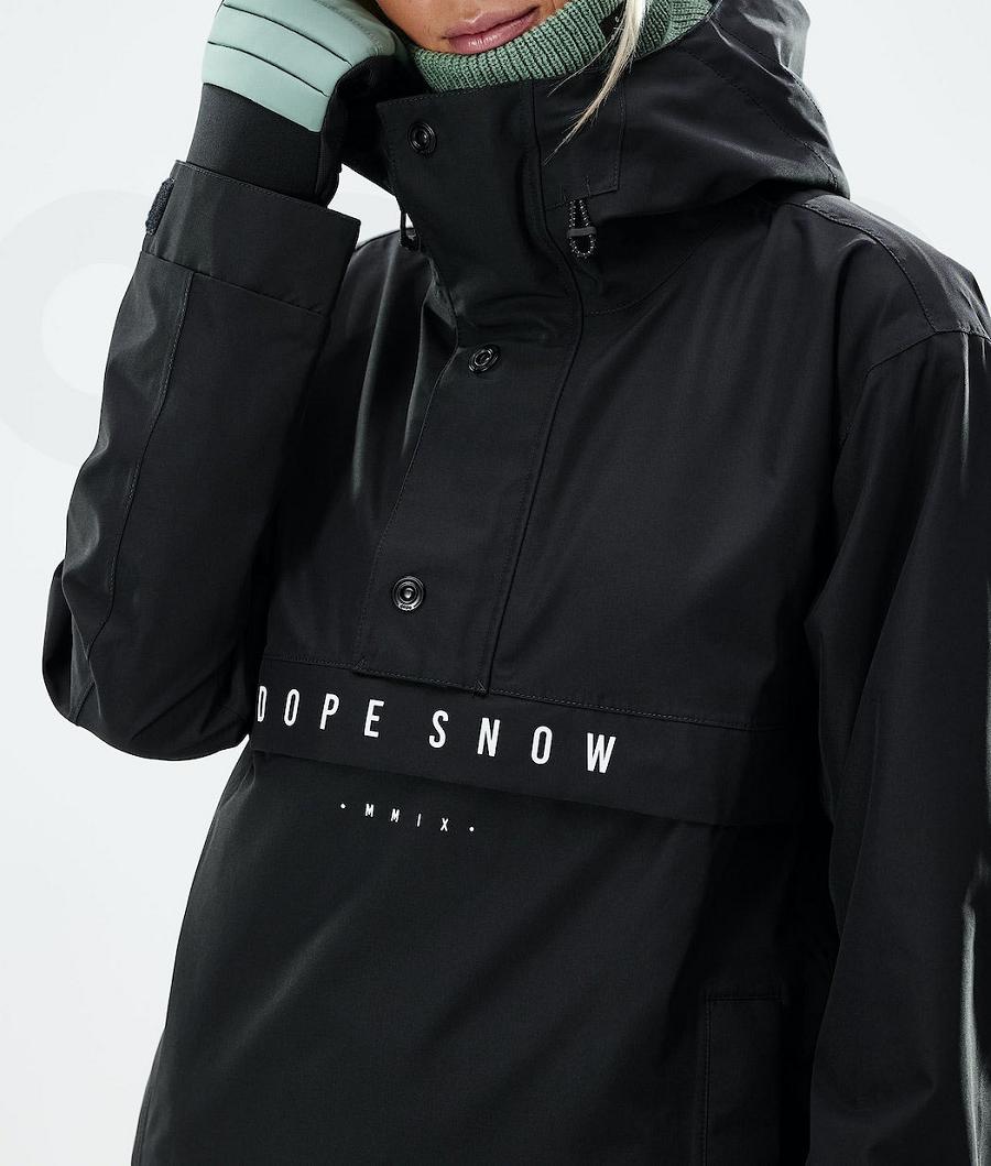 Black Women's Dope Legacy W 2021 Snowboard Jackets | NZ_D1885