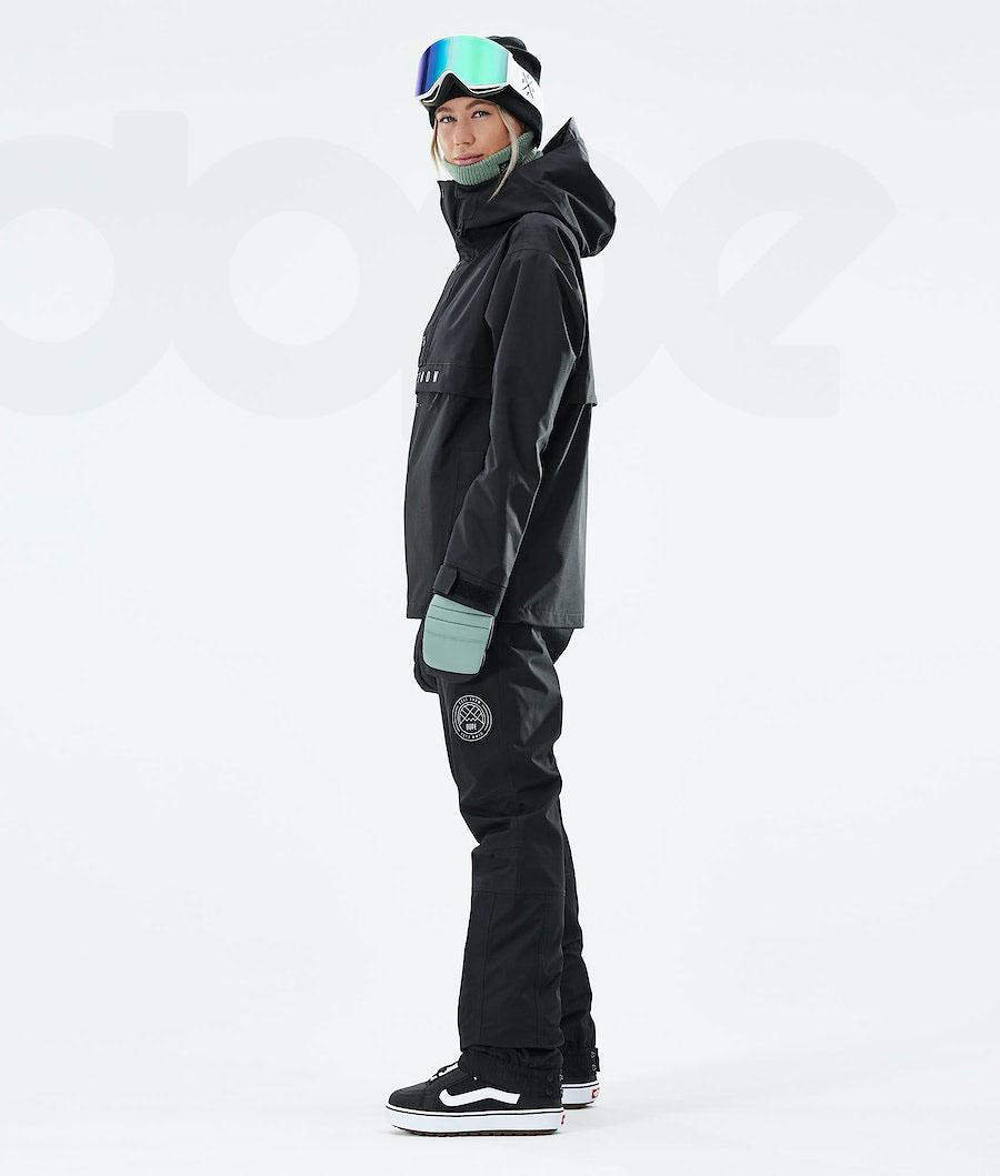 Black Women's Dope Legacy W 2021 Snowboard Jackets | NZ_D1885