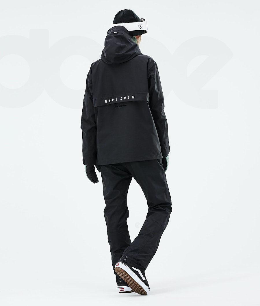 Black Women's Dope Legacy W 2021 Snowboard Jackets | NZ_D1885