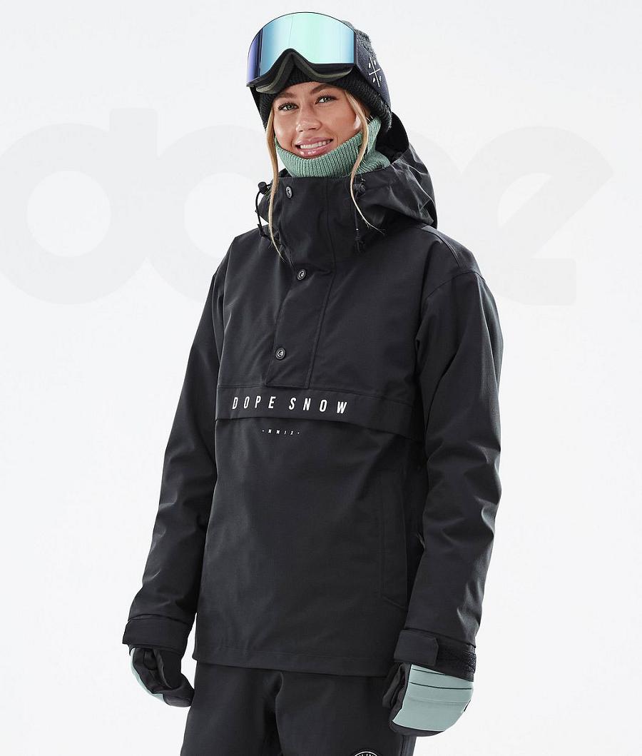 Black Women\'s Dope Legacy W Ski Jackets | NZ_D1120