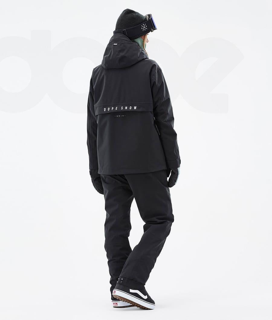 Black Women's Dope Legacy W Snowboard Jackets | NZ_D1998