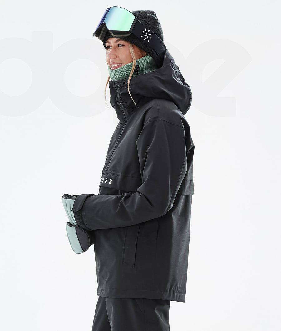 Black Women's Dope Legacy W Snowboard Jackets | NZ_D1998