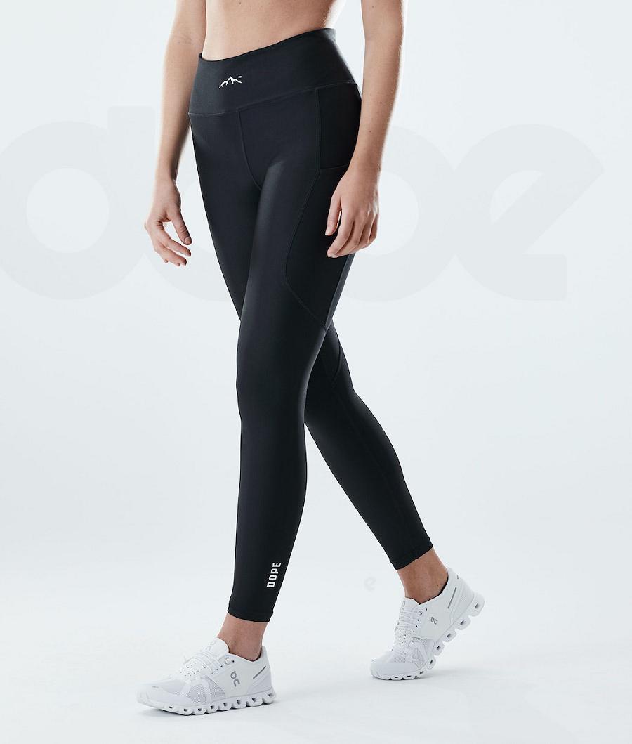 Black Women\'s Dope Lofty Tech Leggings | NZ_D2211