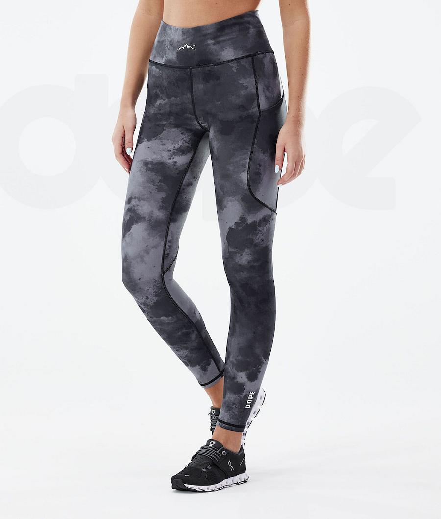 Black Women\'s Dope Lofty Tech Leggings | NZ_D2369