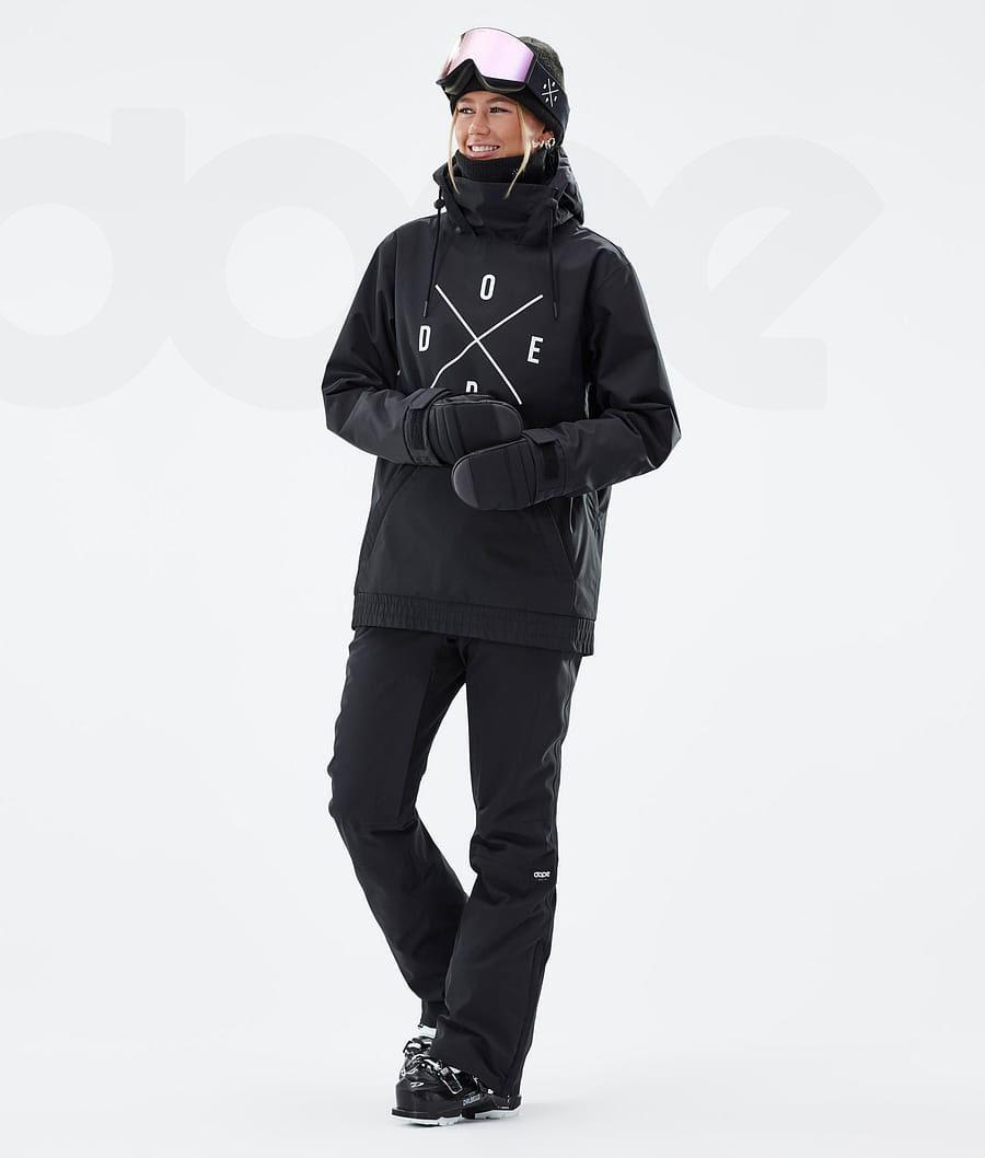 Black Women's Dope Migoo W Ski Jackets | NZ_D2417