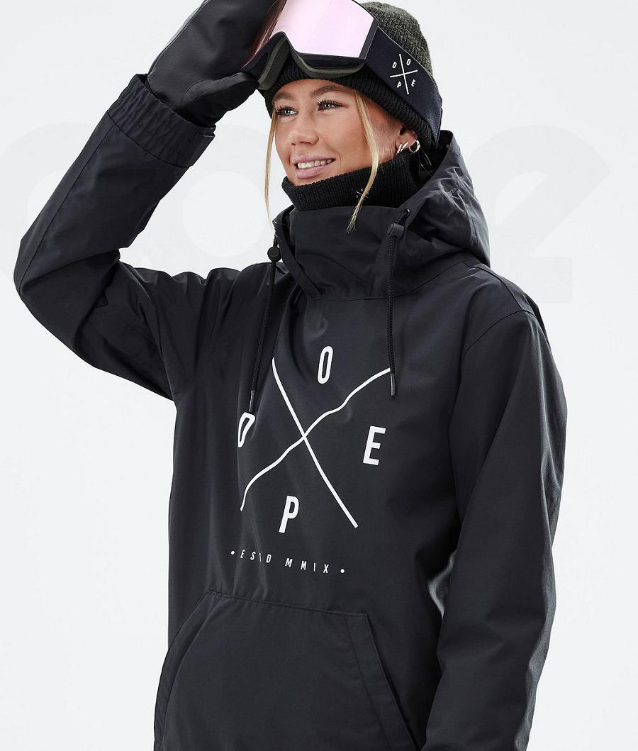 Black Women's Dope Migoo W Snowboard Jackets | NZ_D1034