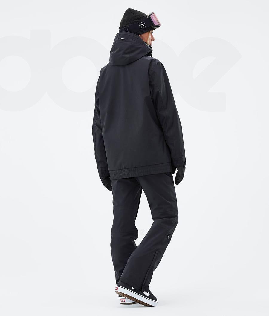 Black Women's Dope Migoo W Snowboard Jackets | NZ_D1034