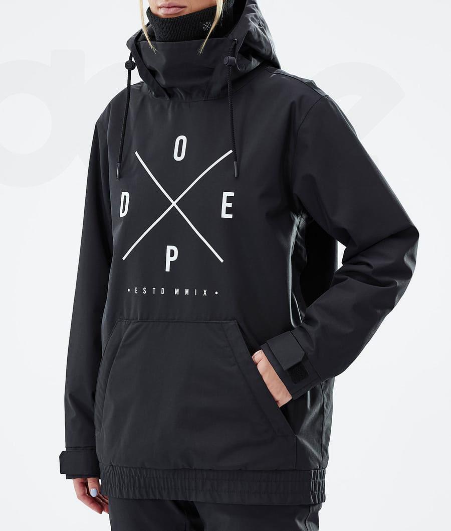 Black Women's Dope Migoo W Snowboard Jackets | NZ_D1034