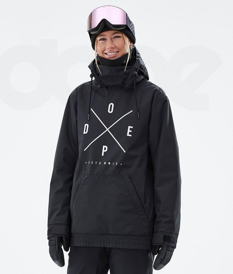 Black Women\'s Dope Migoo W Snowboard Jackets | NZ_D1034