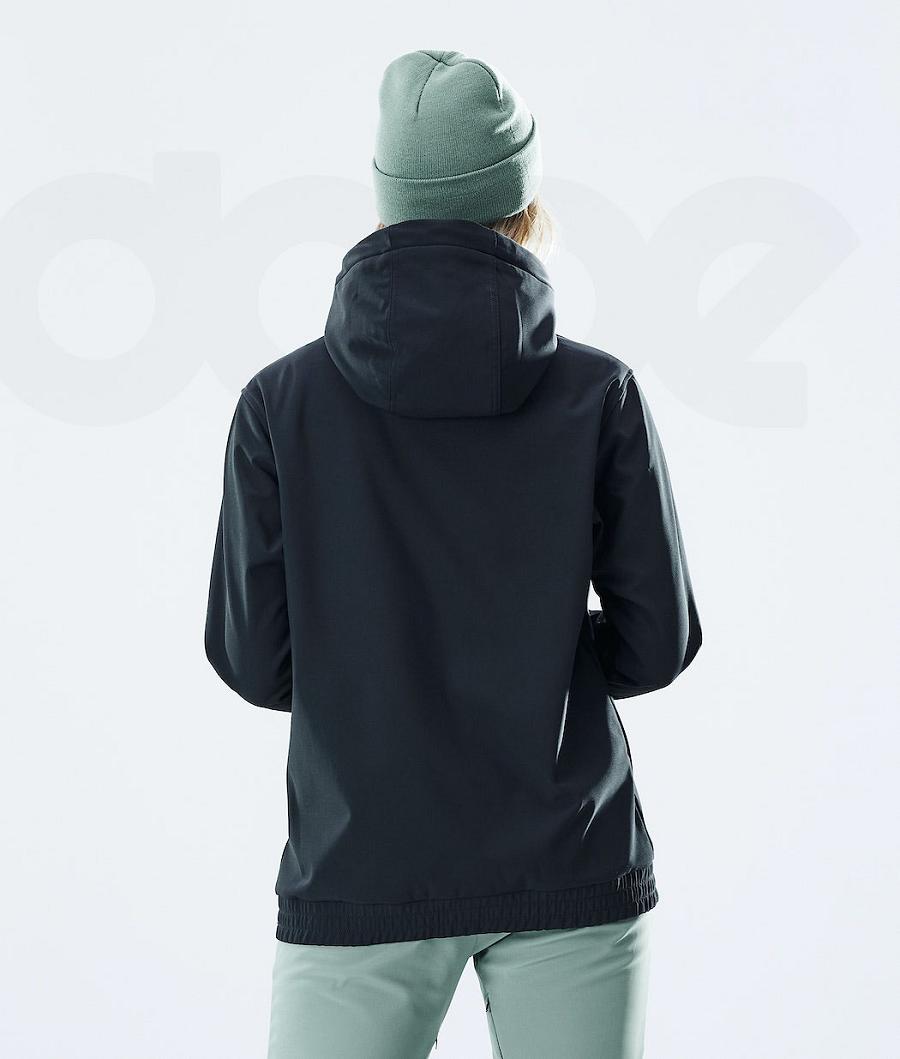 Black Women's Dope Nomad W Outdoor Jackets | NZ_D2403