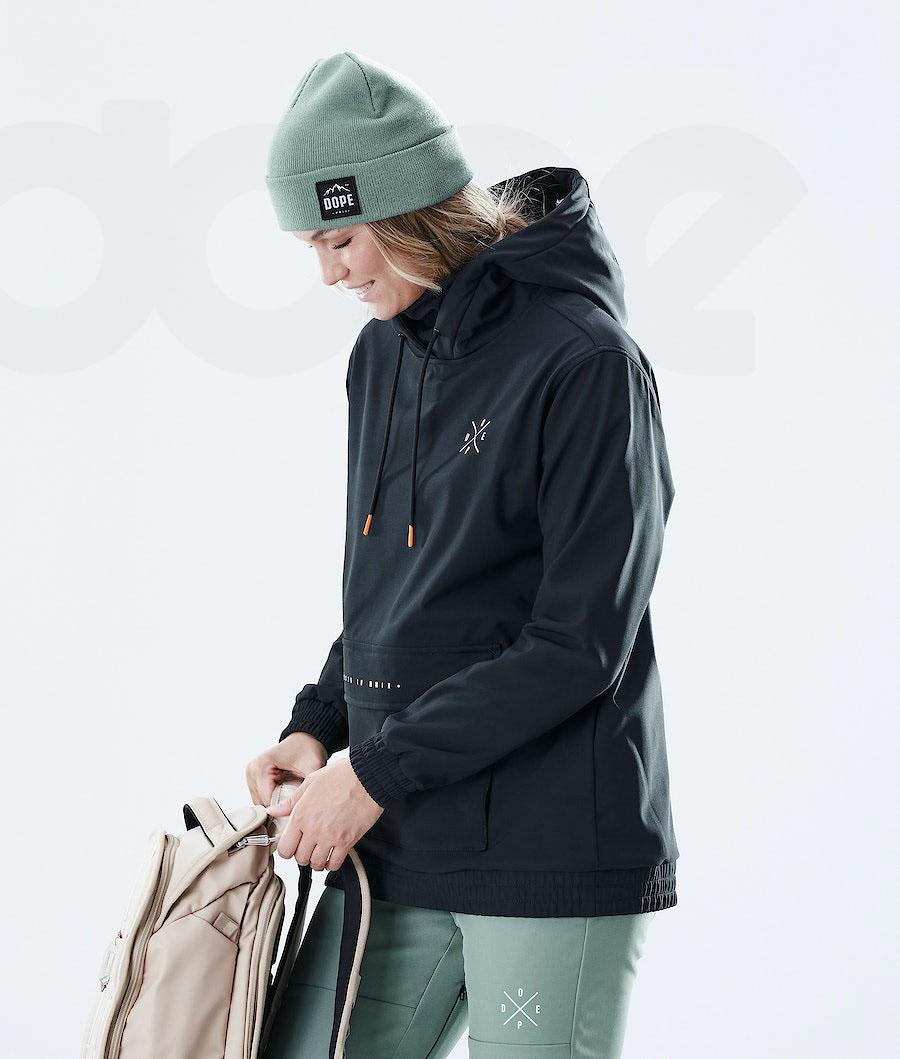 Black Women's Dope Nomad W Outdoor Jackets | NZ_D2403