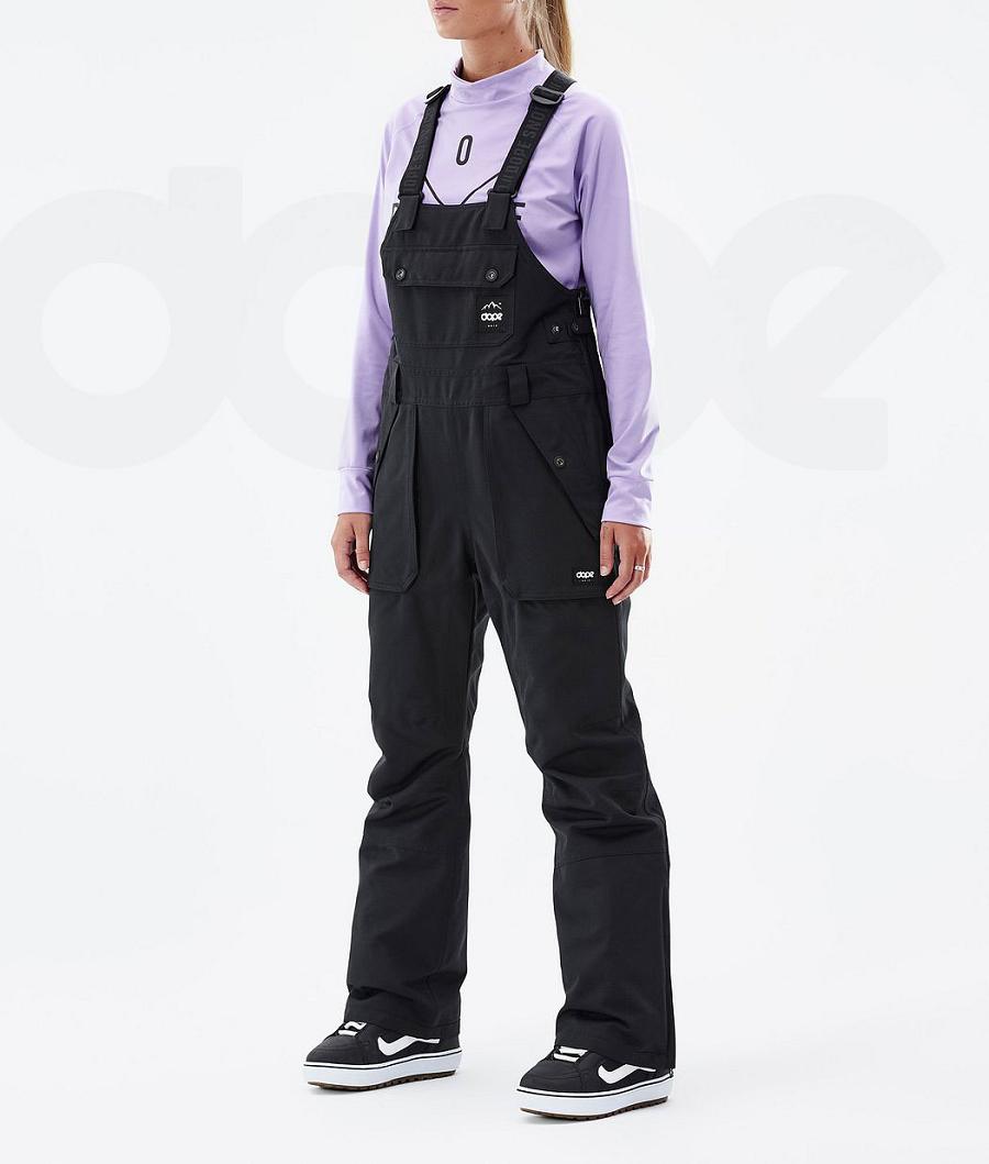 Black Women\'s Dope Notorious B.I.B W Snowboard Pants | NZ_D1976