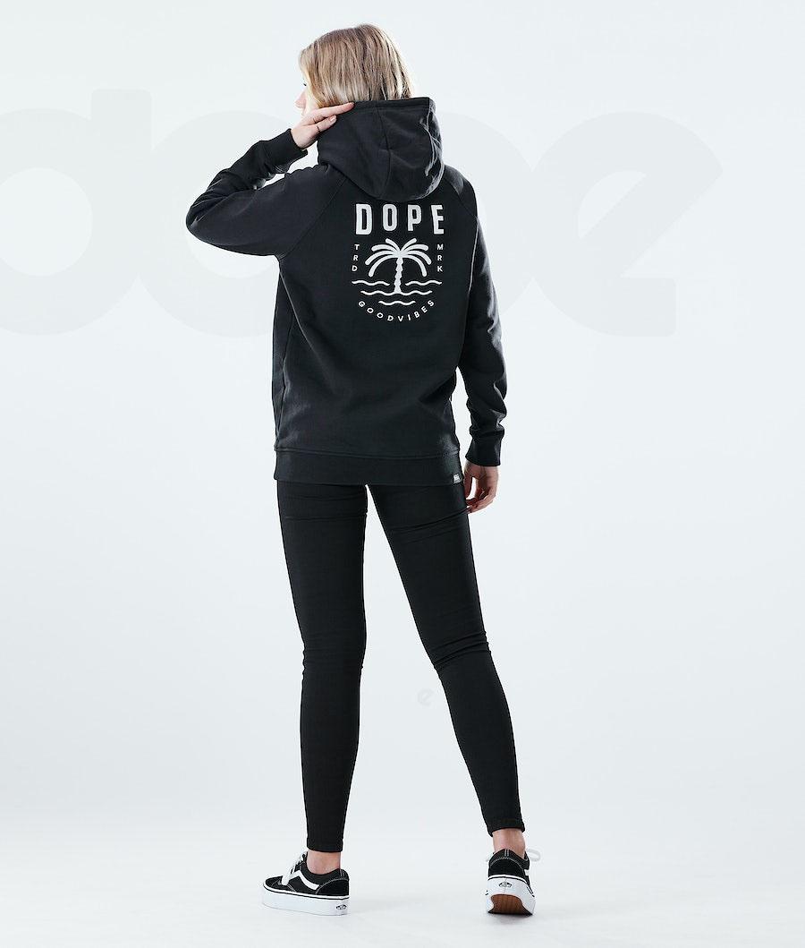 Black Women's Dope Regular Hoodies | NZ_D1020