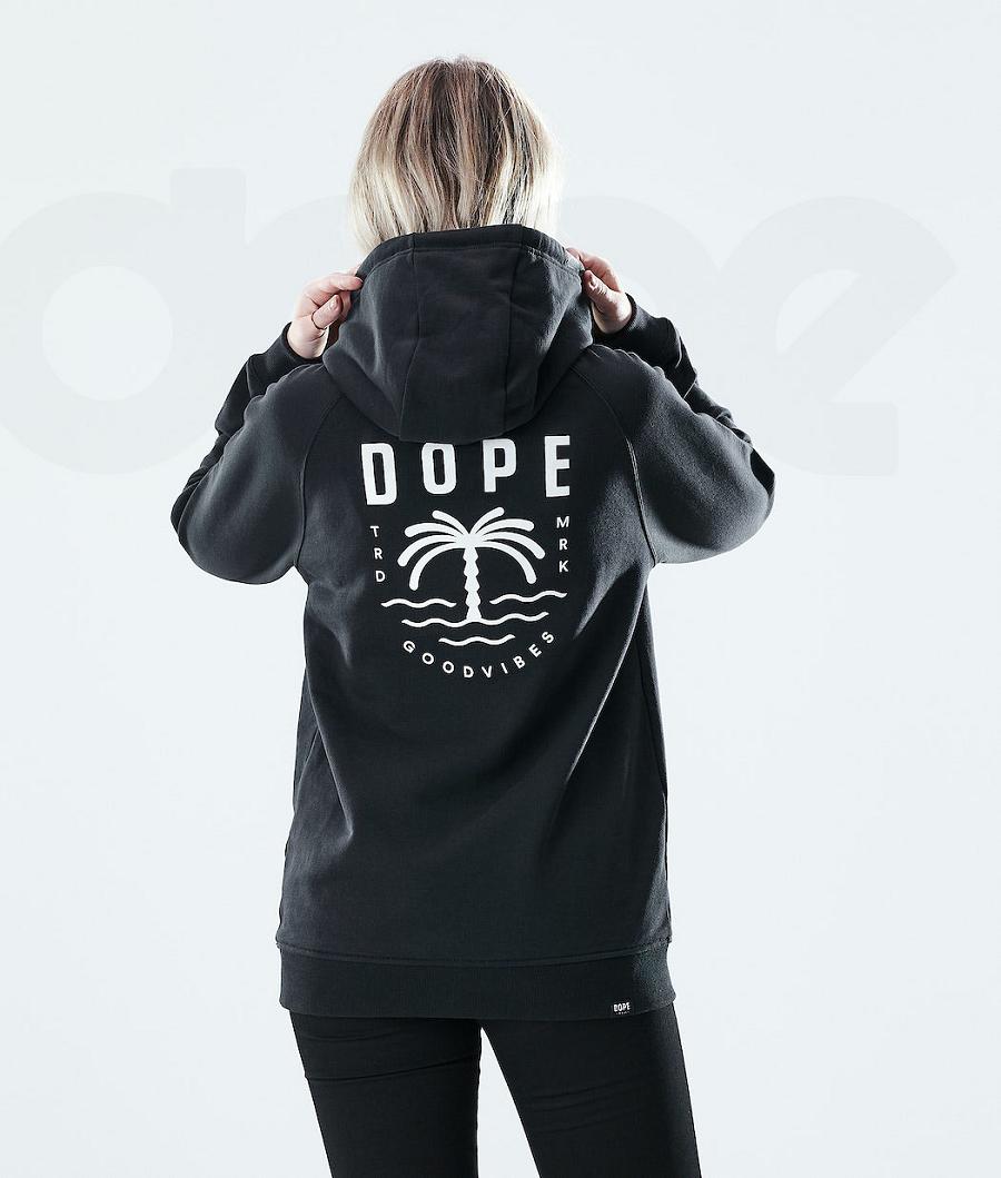 Black Women\'s Dope Regular Hoodies | NZ_D1020