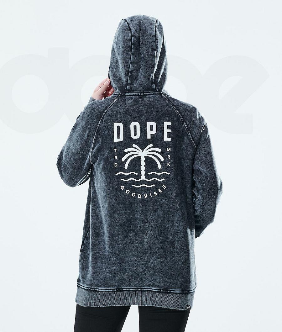 Black Women's Dope Regular Hoodies | NZ_D1412