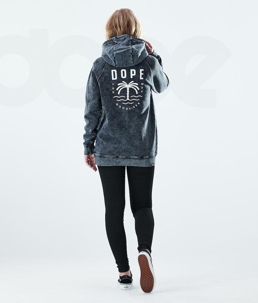 Black Women's Dope Regular Hoodies | NZ_D1412