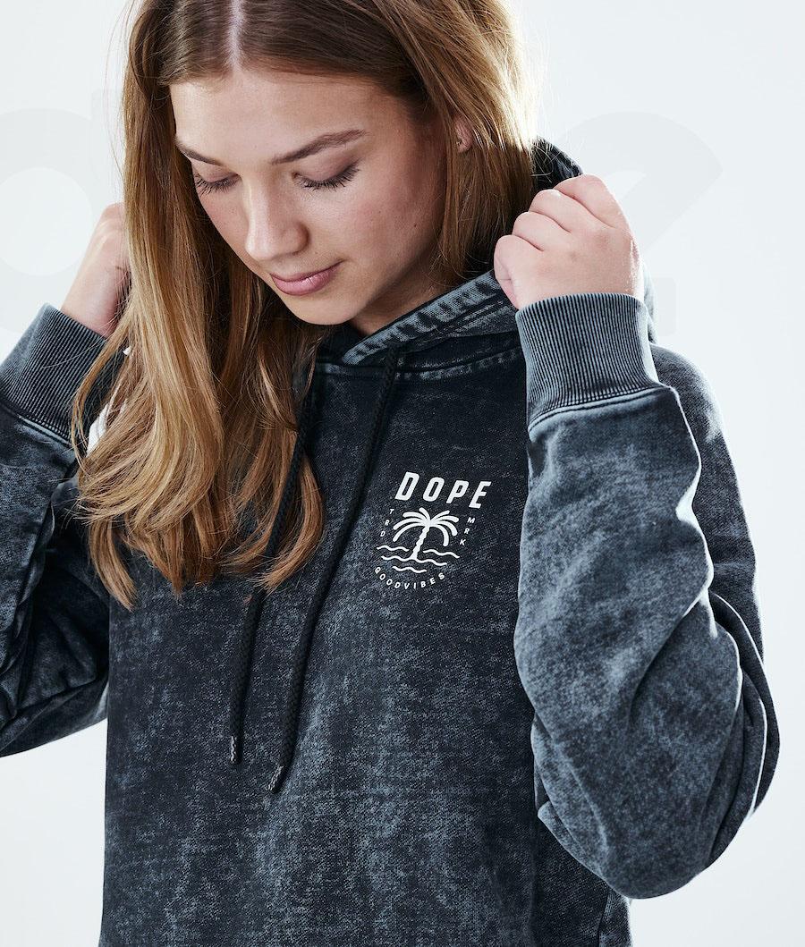 Black Women's Dope Regular Hoodies | NZ_D1412