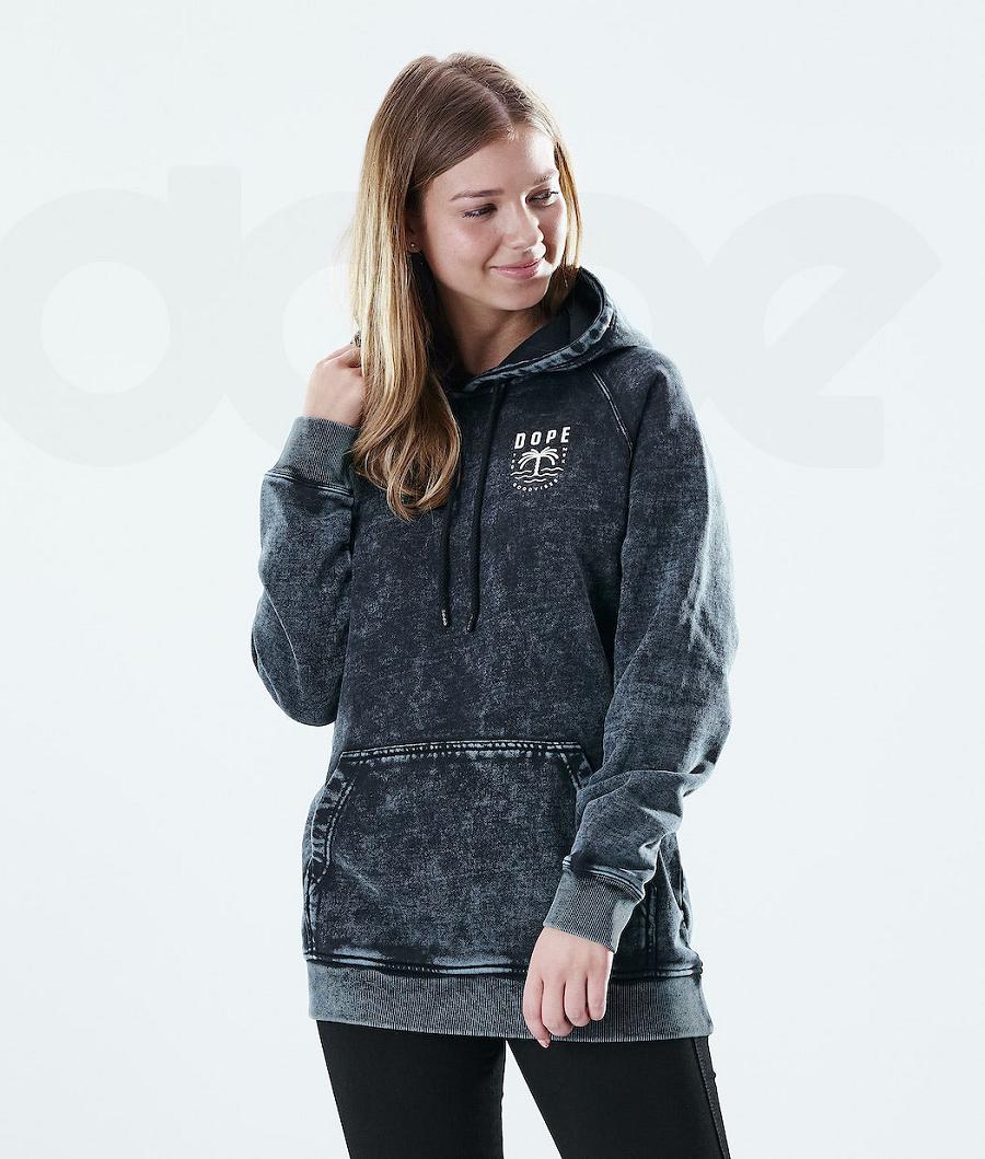 Black Women\'s Dope Regular Hoodies | NZ_D1412