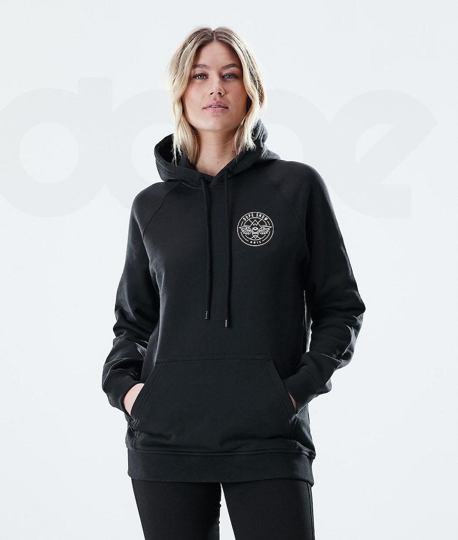 Black Women's Dope Regular Hoodies | NZ_D1495