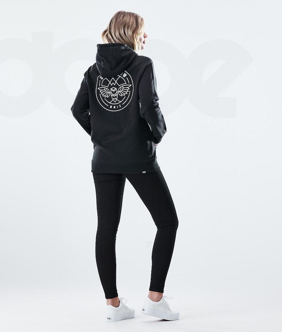 Black Women's Dope Regular Hoodies | NZ_D1495