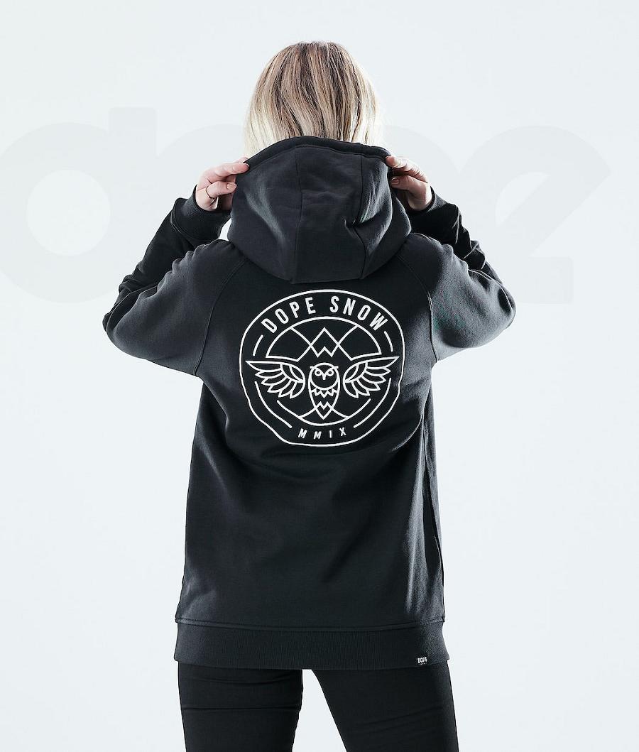 Black Women\'s Dope Regular Hoodies | NZ_D1495