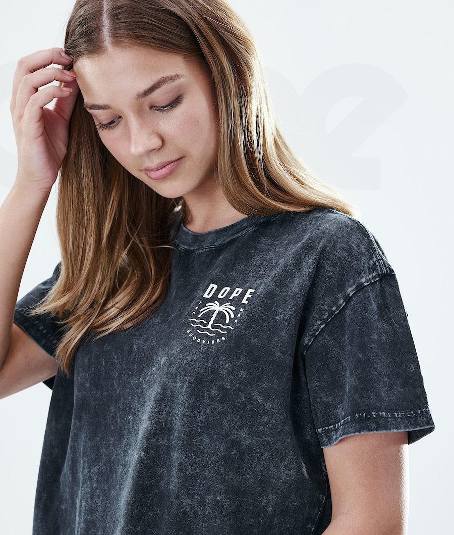 Black Women's Dope Regular T-shirts | NZ_D1459
