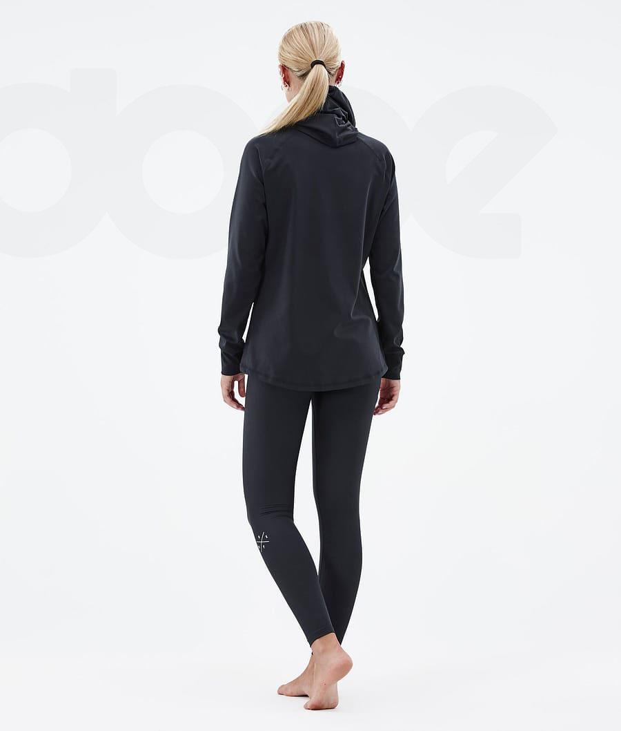 Black Women's Dope Snuggle W Base Layer Tops | NZ_D2180
