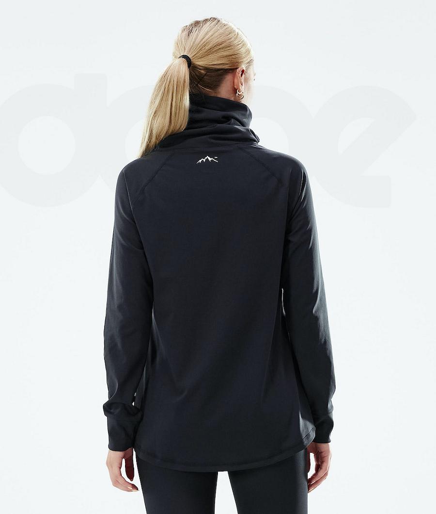 Black Women's Dope Snuggle W Base Layer Tops | NZ_D2265