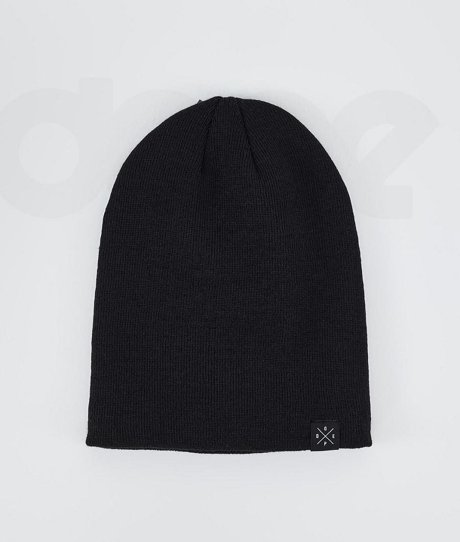 Black Women's Dope Solitude Beanies | NZ_D2486