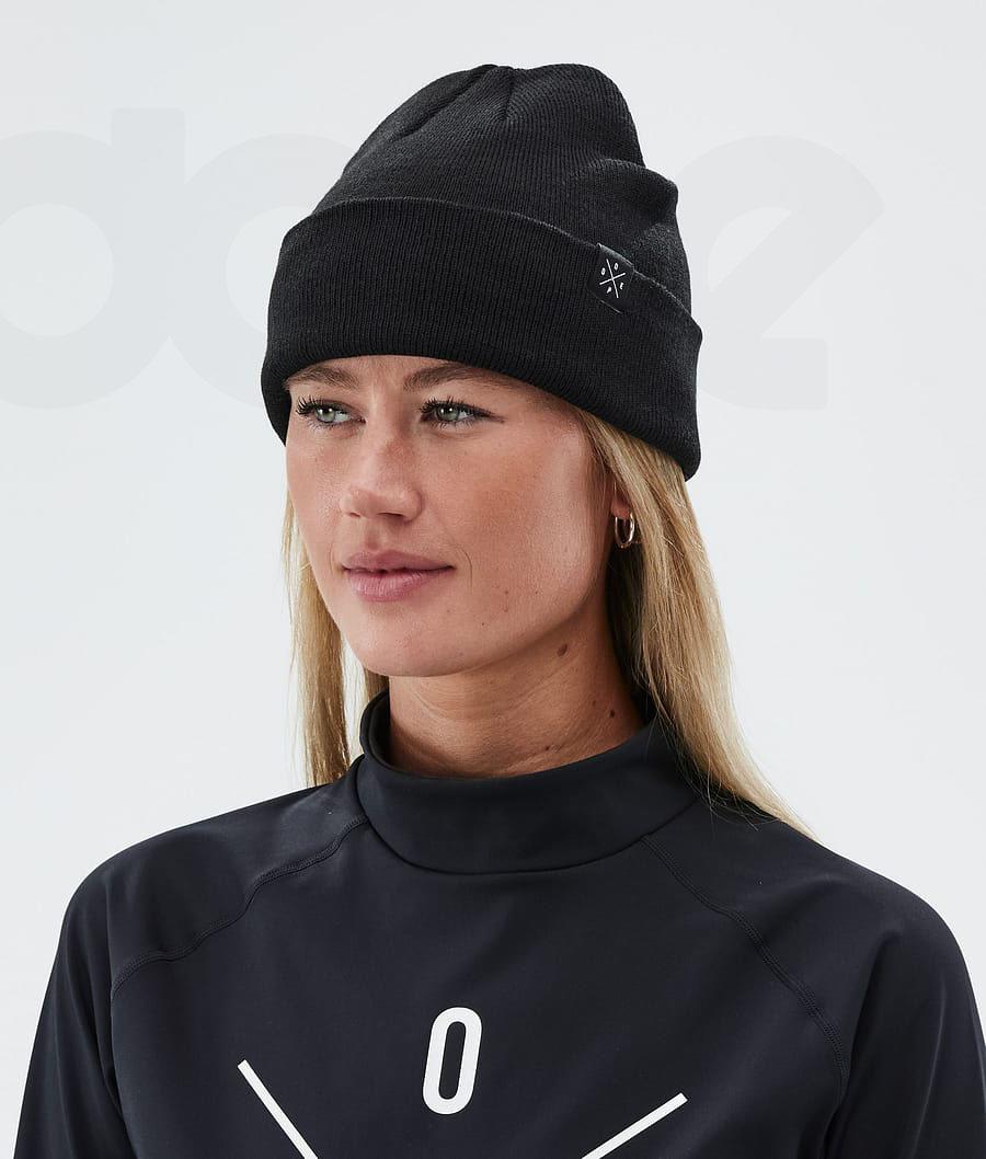 Black Women's Dope Solitude Beanies | NZ_D2486