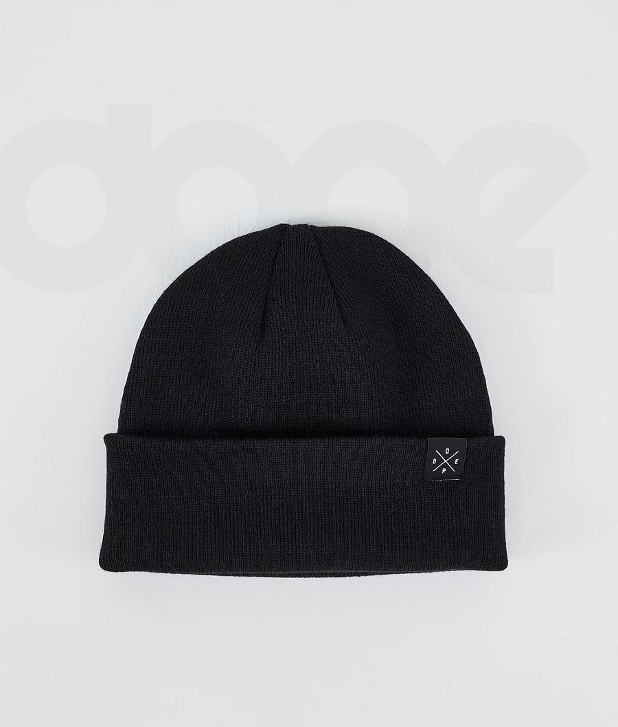 Black Women\'s Dope Solitude Beanies | NZ_D2486