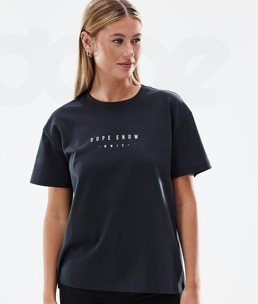 Black Women's Dope Standard W T-shirts | NZ_D1777