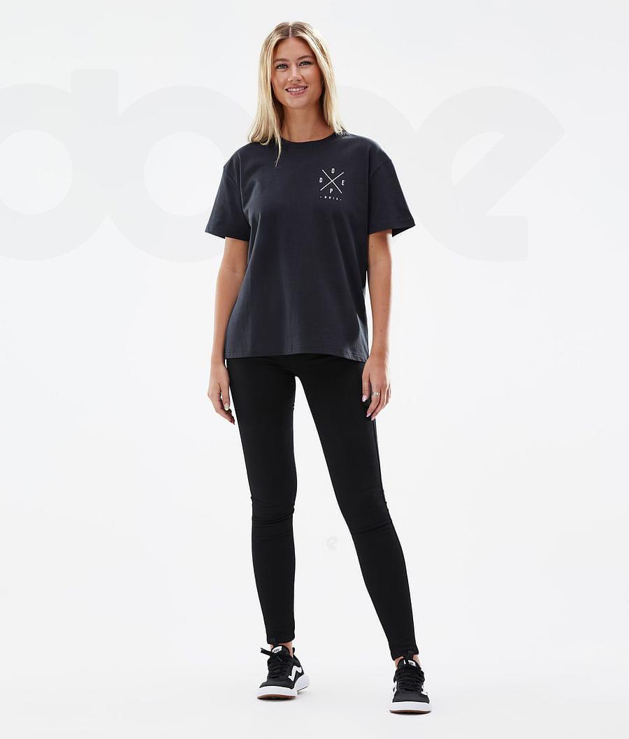 Black Women's Dope Standard W T-shirts | NZ_D1815