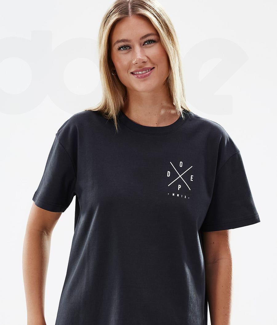 Black Women's Dope Standard W T-shirts | NZ_D1815