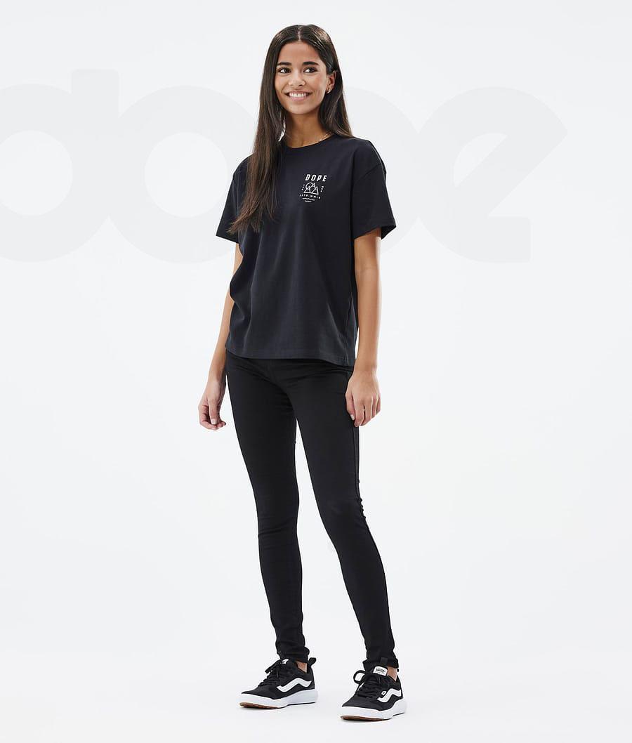 Black Women's Dope Standard W T-shirts | NZ_D2050