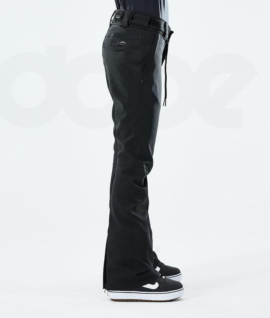 Black Women's Dope Tigress W 2021 Snowboard Pants | NZ_D1587