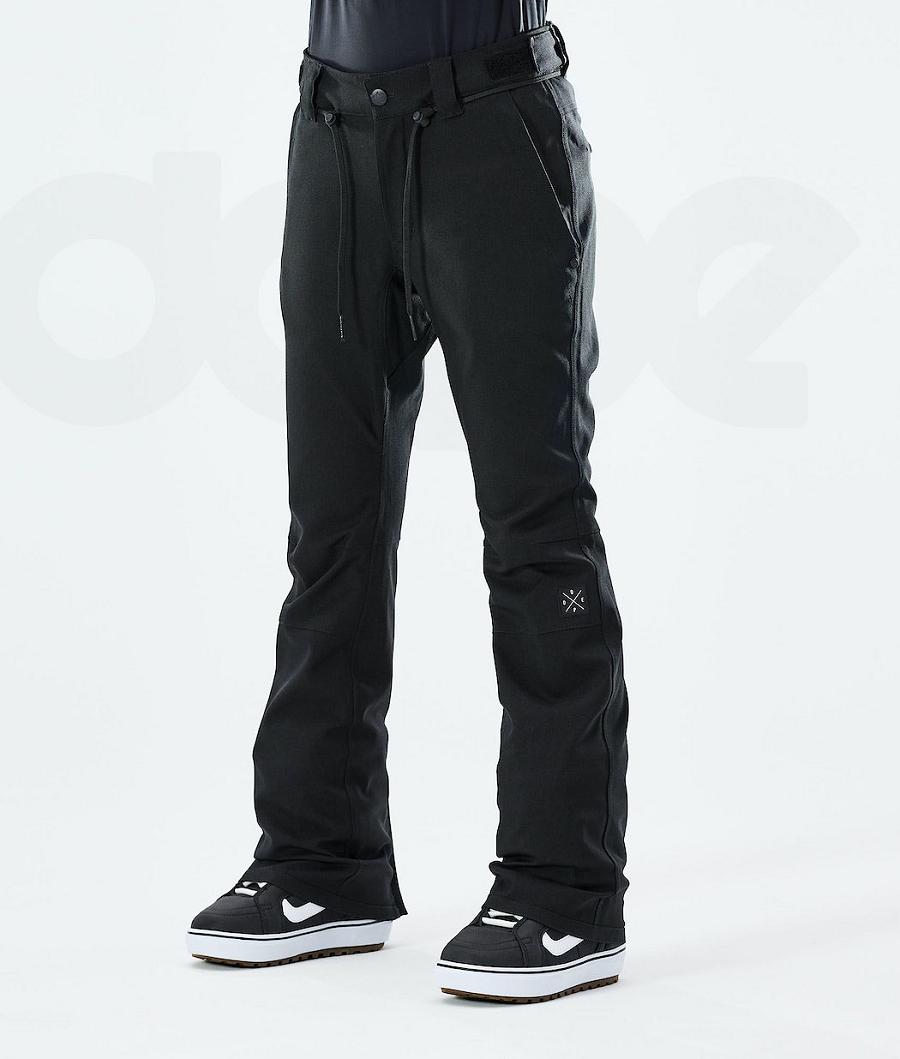 Black Women\'s Dope Tigress W 2021 Snowboard Pants | NZ_D1587