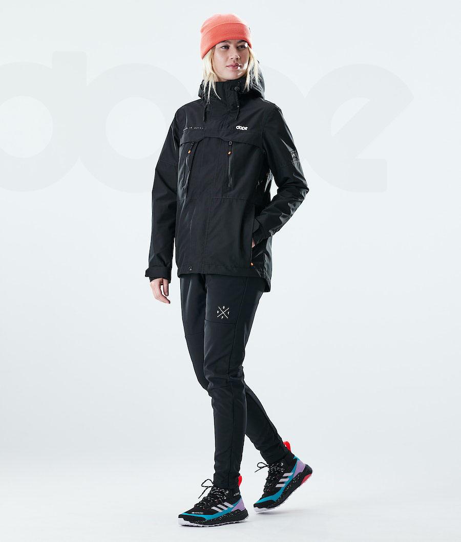 Black Women's Dope Trekker W Outdoor Jackets | NZ_D2484