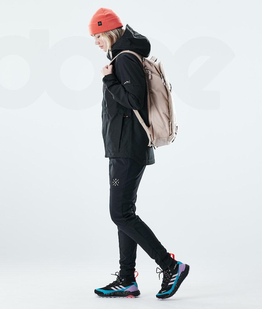 Black Women's Dope Trekker W Outdoor Jackets | NZ_D2484